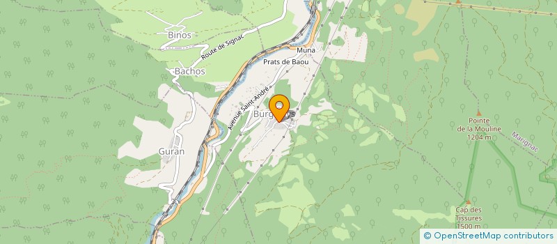 localisation de l'entreprise SCI CHLAP'S  BURGALAYS