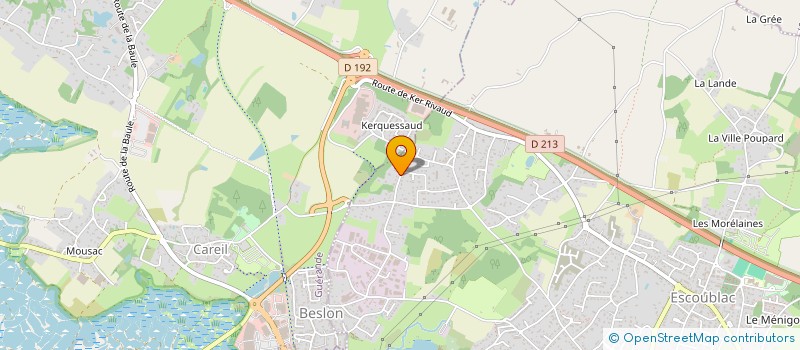 localisation de l'entreprise SCI CHLAS  LA BAULE-ESCOUBLAC