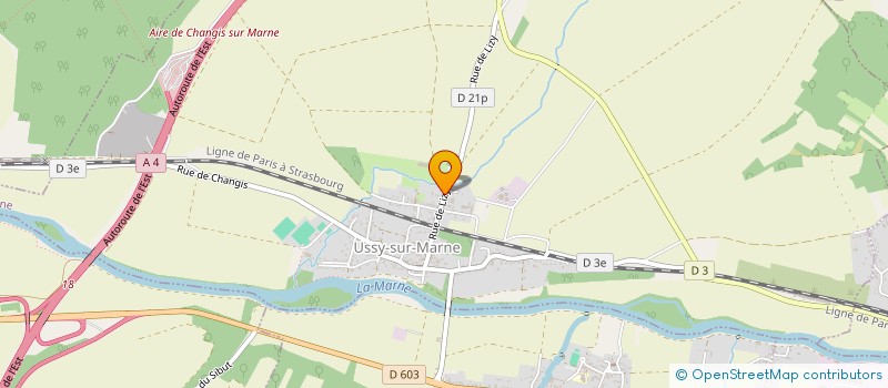 localisation de l'entreprise SCI CHLEA  USSY-SUR-MARNE