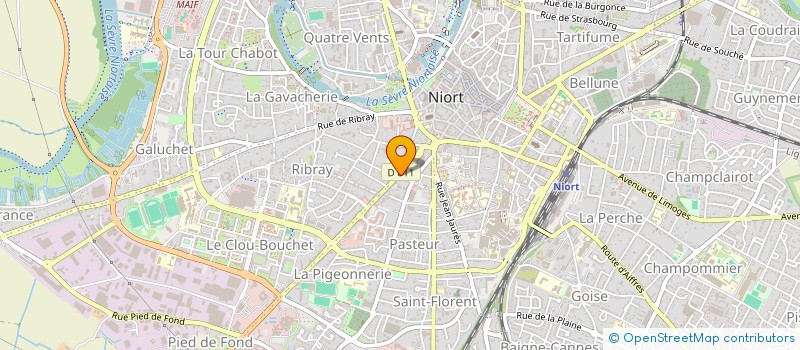 localisation de l'entreprise SCI CHLEA  NIORT