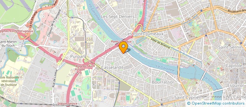 localisation de l'entreprise SCI CHLERIC 31 à TOULOUSE