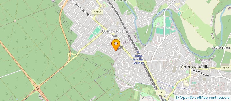 localisation de l'entreprise SCI CHLO&MMA  QUINCY-SOUS-SENART