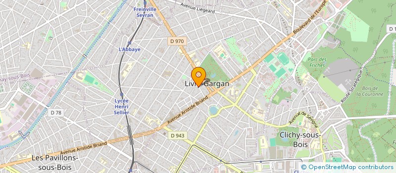 localisation de l'entreprise SCI CHLODAM à LIVRY-GARGAN