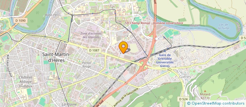 localisation de l'entreprise SCI CHLOE  SAINT-MARTIN-D'HERES