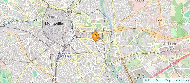 localisation de l'entreprise SCI CHLOE à MONTPELLIER