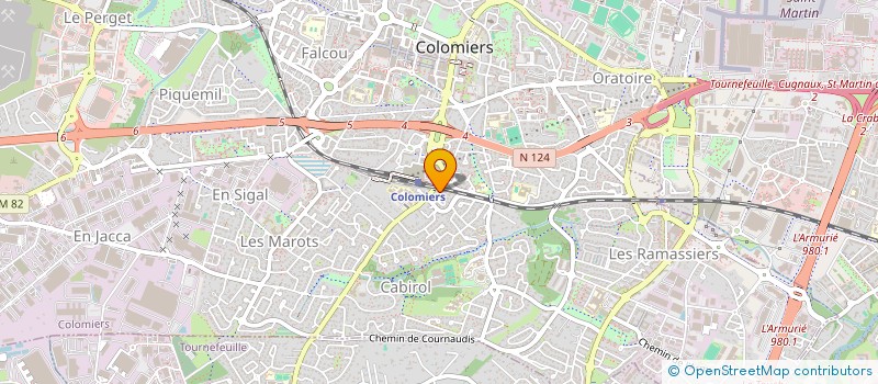 localisation de l'entreprise SCI CHLOE à COLOMIERS