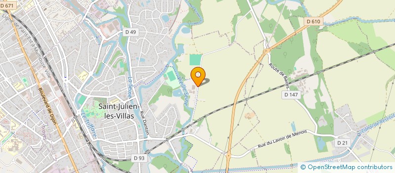 localisation de l'entreprise SCI CHLOE  SAINT-JULIEN-LES-VILLAS