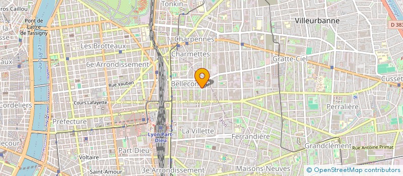 localisation de l'entreprise SCI CHLOE  LYON