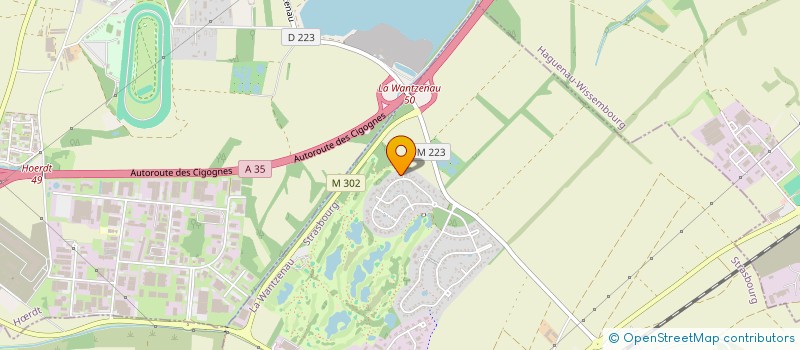 localisation de l'entreprise SCI CHLOE  LA WANTZENAU