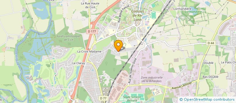 localisation de l'entreprise SCI CHLOE  BRUZ