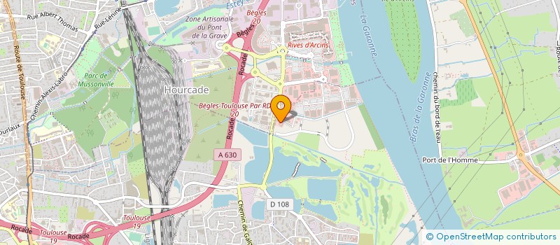 localisation de l'entreprise SCI CHLOE  VILLENAVE-D'ORNON