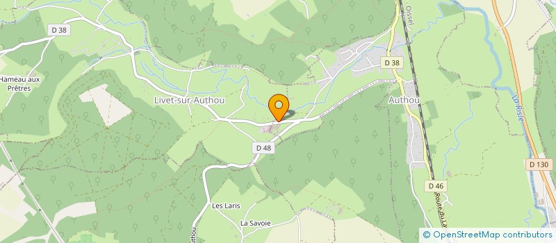 localisation de l'entreprise SCI CHLOE  AUTHOU