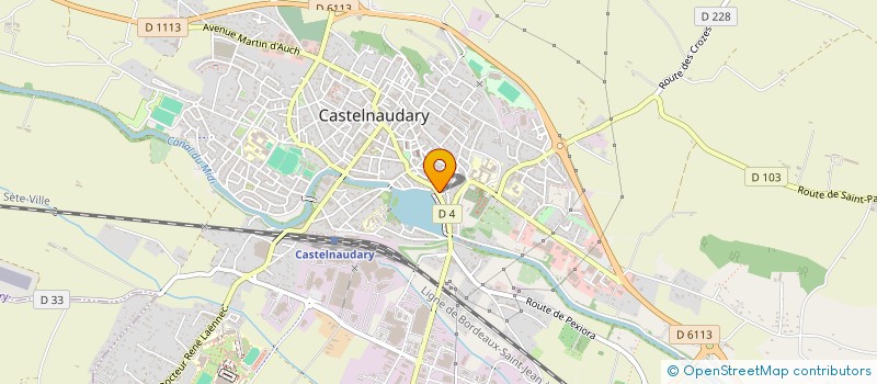 localisation de l'entreprise SCI CHLOE  CASTELNAUDARY