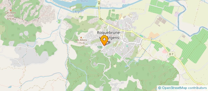 localisation de l'entreprise SCI CHLOE  ROQUEBRUNE-SUR-ARGENS