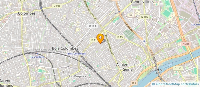 localisation de l'entreprise SCI CHLOE à ASNIERES-SUR-SEINE