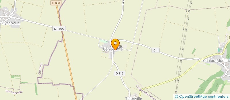 localisation de l'entreprise SCI CHLOE  CONGERVILLE-THIONVILLE