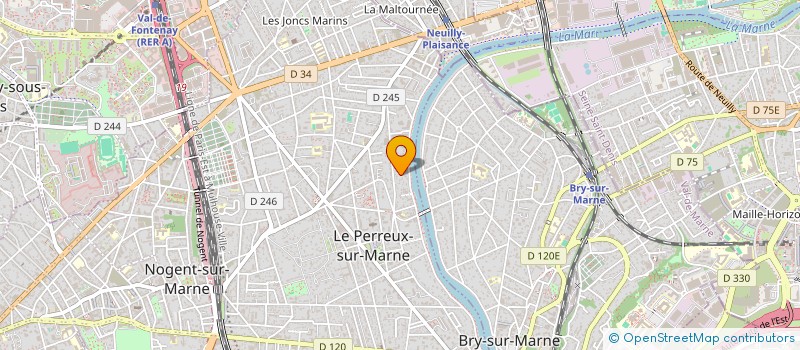 localisation de l'entreprise SCI CHLOE  LE PERREUX-SUR-MARNE