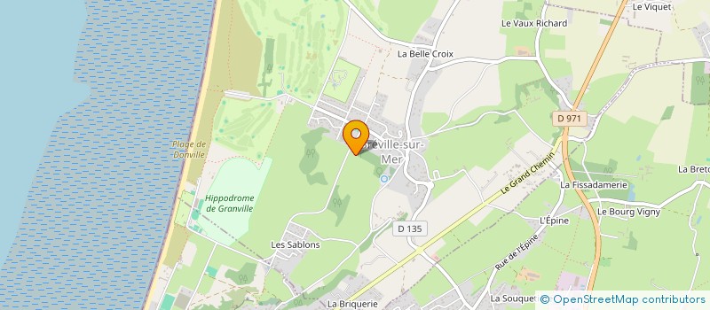 localisation de l'entreprise SCI CHLOE  BREVILLE-SUR-MER