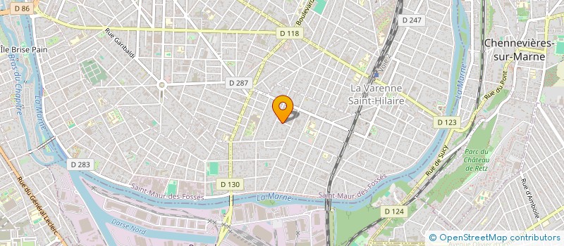 localisation de l'entreprise SCI CHLOE à SAINT-MAUR-DES-FOSSES