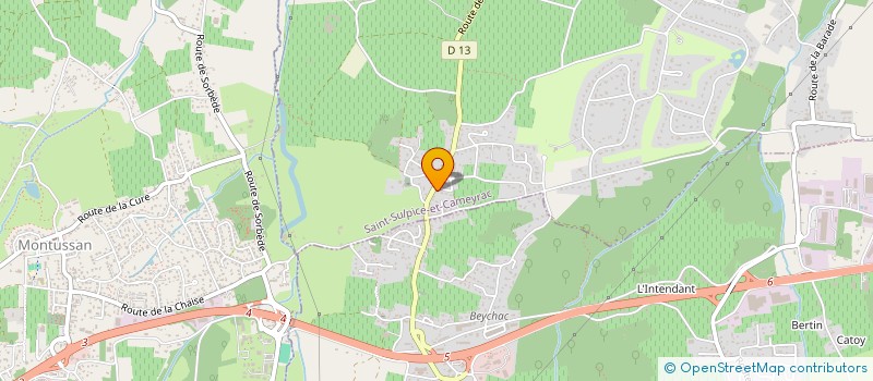 localisation de l'entreprise SCI CHLOE  SAINT-SULPICE-ET-CAMEYRAC