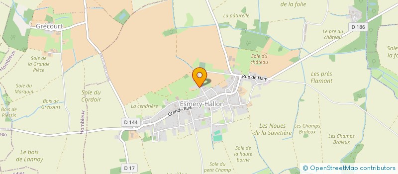 localisation de l'entreprise SCI CHLOE  HOMBLEUX