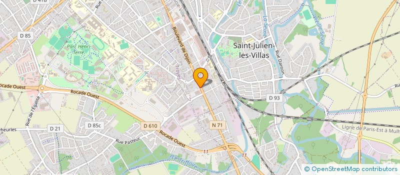 localisation de l'entreprise SCI CHLOE DE VAUDES à SAINT-JULIEN-LES-VILLAS