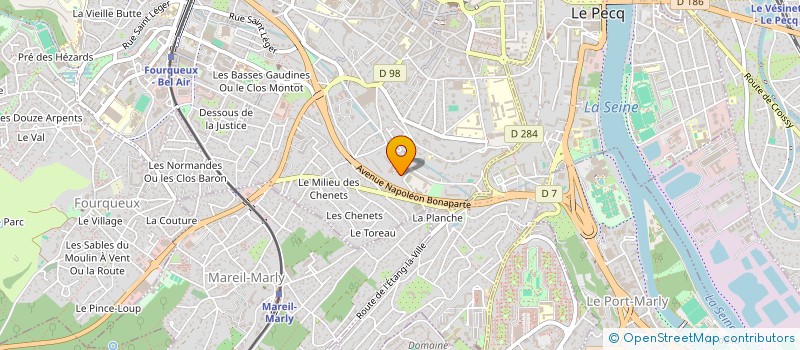 localisation de l'entreprise SCI CHLOE-OSCAR  SAINT-GERMAIN-EN-LAYE