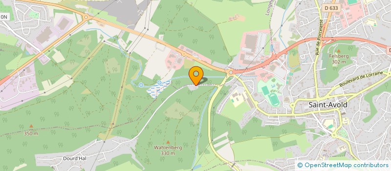 localisation de l'entreprise SCI CHLOE - YANN  SAINT-AVOLD