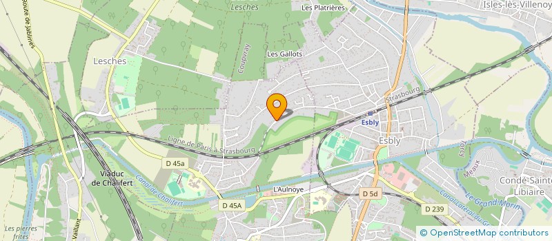 localisation de l'entreprise SCI CHLOELE  COUPVRAY