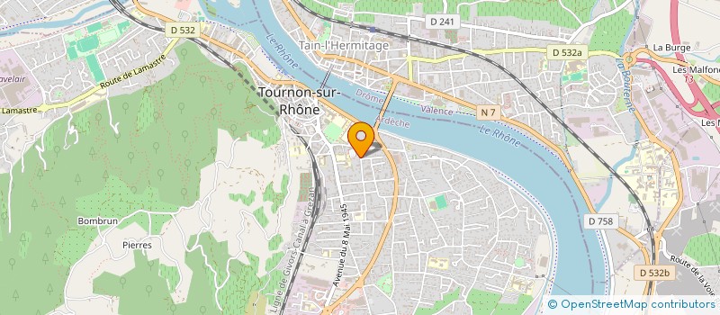 localisation de l'entreprise SCI CHLOEMIE à TOURNON-SUR-RHONE