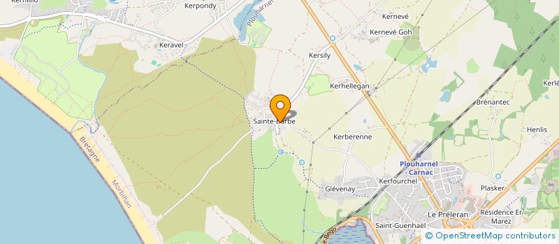 localisation de l'entreprise SCI CHLOEMILIE  PLOUHARNEL