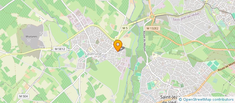 localisation de l'entreprise SCI CHLOENINON  LAVERUNE