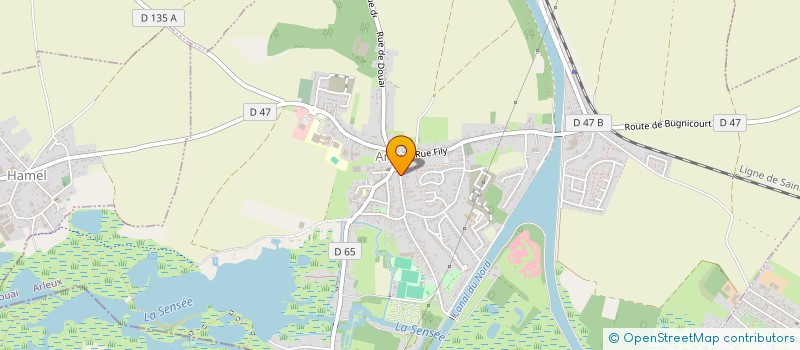 localisation de l'entreprise SCI CHLOLAUVE  ARLEUX