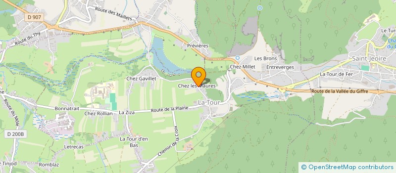 localisation de l'entreprise SCI CHLOLOU à LA TOUR