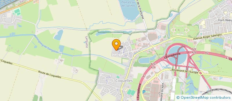 localisation de l'entreprise SCI CHLOLYSE  COQUELLES