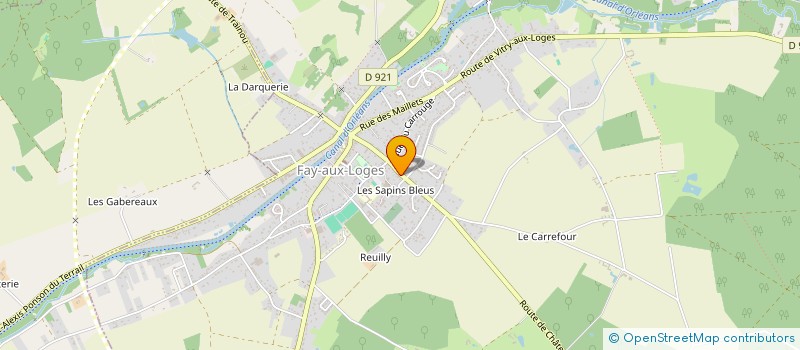 localisation de l'entreprise SCI CHLOMA à FAY-AUX-LOGES