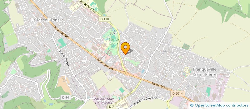 localisation de l'entreprise SCI CHLOMANI  FRANQUEVILLE-SAINT-PIERRE