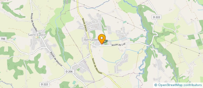 localisation de l'entreprise SCI CHLOPHIVAL  BERNADETS