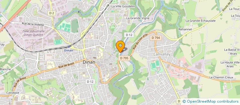 localisation de l'entreprise SCI CHLORE  DINAN