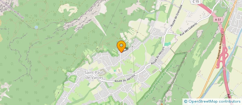 localisation de l'entreprise SCI CHLORELIE  SAINT-PAUL-DE-VARCES