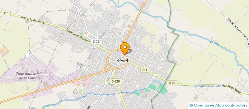 localisation de l'entreprise SCI CHLORIS  REVEL