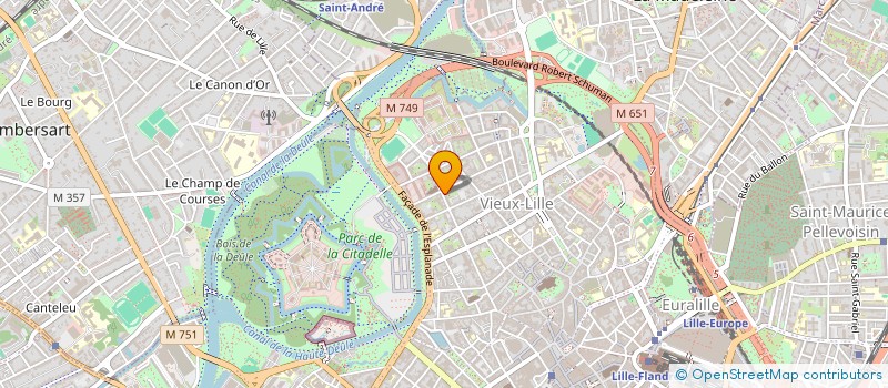 localisation de l'entreprise SCI CHLOROPHYLLE à LILLE