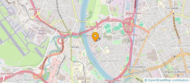 localisation de l'entreprise SCI CHLOSAM  TOULOUSE