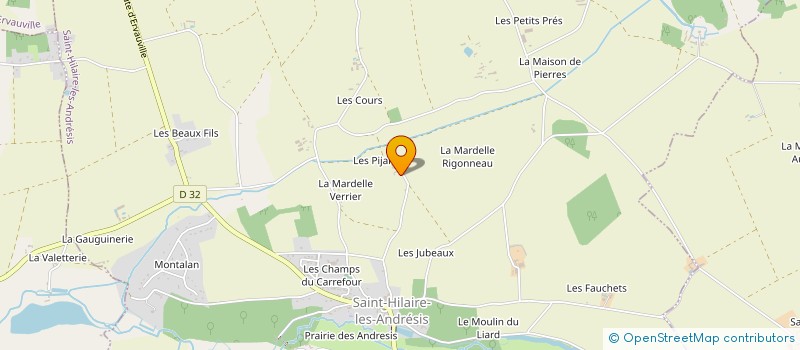 localisation de l'entreprise SCI CHLOVA à SAINT-HILAIRE-LES-ANDRESIS