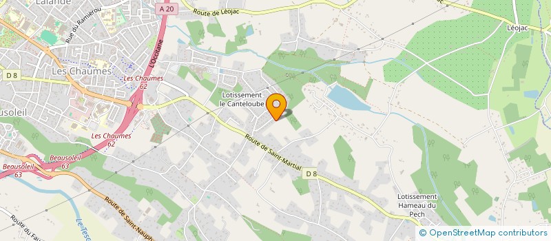 localisation de l'entreprise SCI CHLYAH  MONTAUBAN