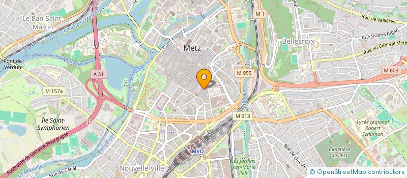 localisation de l'entreprise SCI CHMA  METZ