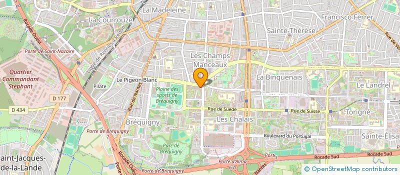 localisation de l'entreprise SCI CHMIELEWSKI ET RESMOND à RENNES