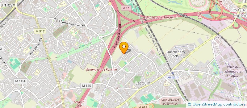 localisation de l'entreprise SCI CHMIELINA à LESQUIN