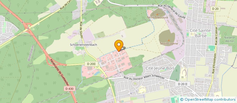 localisation de l'entreprise SCI CHNOUKY  WITTENHEIM