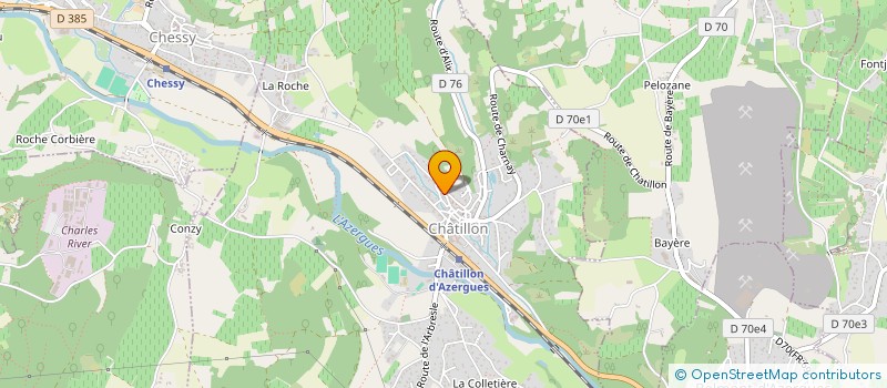 localisation de l'entreprise SCI CHNOUN  CHATILLON